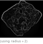  (using radius=2)