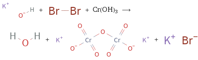  + + Cr(OH)3 ⟶ + + 