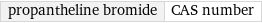 propantheline bromide | CAS number