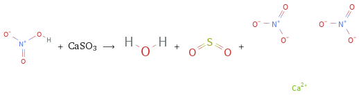  + CaSO3 ⟶ + + 