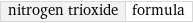 nitrogen trioxide | formula