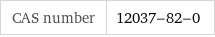 CAS number | 12037-82-0