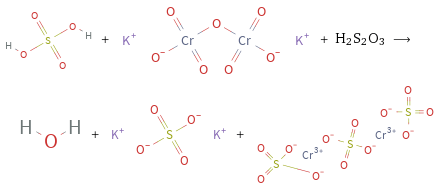  + + H2S2O3 ⟶ + + 