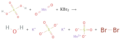  + + KBr2 ⟶ + + + 