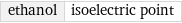 ethanol | isoelectric point