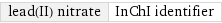 lead(II) nitrate | InChI identifier