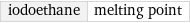 iodoethane | melting point