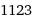 1123