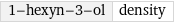 1-hexyn-3-ol | density