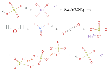  + + K4Fe(CN)6 ⟶ + + + + + 