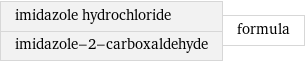 imidazole hydrochloride imidazole-2-carboxaldehyde | formula