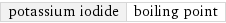 potassium iodide | boiling point