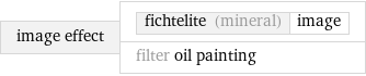 image effect | fichtelite (mineral) | image filter oil painting