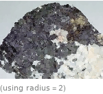  (using radius=2)