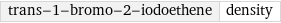 trans-1-bromo-2-iodoethene | density