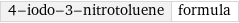 4-iodo-3-nitrotoluene | formula