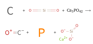  + + Ca3PO42 ⟶ + + 