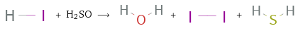  + H2SO ⟶ + + 