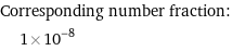 Corresponding number fraction:  | 1×10^-8