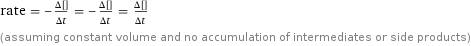 rate = -(Δ[O2])/(Δt) = -(Δ[Ba])/(Δt) = (Δ[BaO2])/(Δt) (assuming constant volume and no accumulation of intermediates or side products)