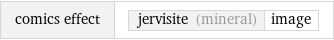 comics effect | jervisite (mineral) | image