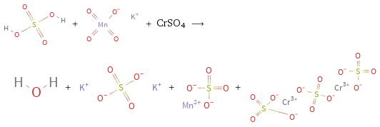  + + CrSO4 ⟶ + + + 