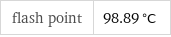 flash point | 98.89 °C