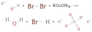  + + KCr(OH)4 ⟶ + + 