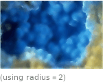  (using radius=2)