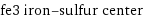 fe3 iron-sulfur center