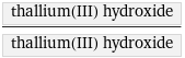 thallium(III) hydroxide/thallium(III) hydroxide