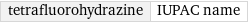 tetrafluorohydrazine | IUPAC name