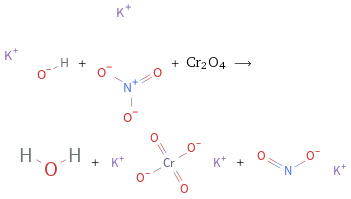  + + Cr2O4 ⟶ + + 