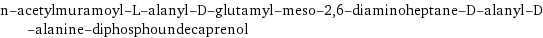 n-acetylmuramoyl-L-alanyl-D-glutamyl-meso-2, 6-diaminoheptane-D-alanyl-D-alanine-diphosphoundecaprenol