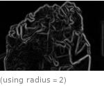  (using radius=2)