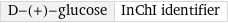 D-(+)-glucose | InChI identifier