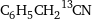 C_6H_5CH_2^13CN