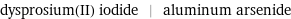 dysprosium(II) iodide | aluminum arsenide