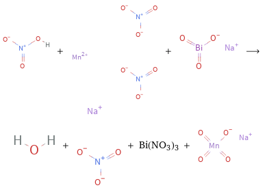  + + ⟶ + + Bi(NO3)3 + 