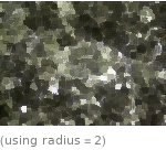  (using radius=2)