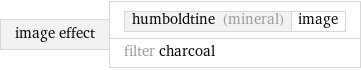 image effect | humboldtine (mineral) | image filter charcoal