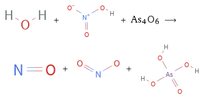  + + As4O6 ⟶ + + 