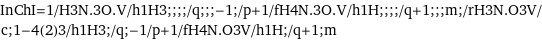 InChI=1/H3N.3O.V/h1H3;;;;/q;;;-1;/p+1/fH4N.3O.V/h1H;;;;/q+1;;;m;/rH3N.O3V/c;1-4(2)3/h1H3;/q;-1/p+1/fH4N.O3V/h1H;/q+1;m