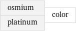 osmium platinum | color