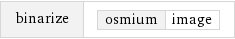 binarize | osmium | image