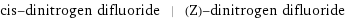 cis-dinitrogen difluoride | (Z)-dinitrogen difluoride