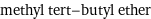 methyl tert-butyl ether