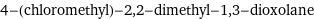 4-(chloromethyl)-2, 2-dimethyl-1, 3-dioxolane