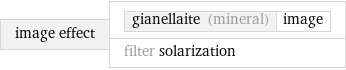image effect | gianellaite (mineral) | image filter solarization