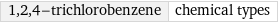 1, 2, 4-trichlorobenzene | chemical types